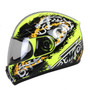 Full Face Motorcycle Helmet Skull Graphics