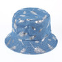 Denim Sun Visor Bucket Hat