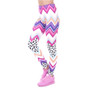 Zig Zag And Dashes Sexy Slim Fit High Waist Leggings