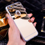 Luxury Mirror Gold Case For iPhone X