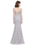 Mermaid Style Evening Dress with Lace