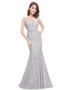 Mermaid Style Evening Dress with Lace