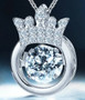 Austrian Crystal Crown Earrings - Dancing Heart Crown
