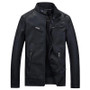 Fashionable Slim Fitted Mens Leather Jacket