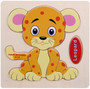 Wooden 3D Puzzle Jigsaw Wooden Toys For Children Cartoon Animal Puzzles Intelligence Kids Children Educational Toy