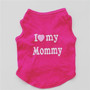 I LOVE MY MOMMY Daddy Dog Shirt Pet Clothes For Small Puppy Dogs
