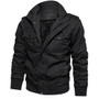 Winter Thicken Fleece  Jackets Mens Cotton Jacket Coat Multi-Pockets