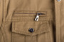 Winter Thicken Fleece  Jackets Mens Cotton Jacket Coat Multi-Pockets