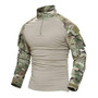 Man Multicam T-shirts Army Camouflage Combat Tactical T Shirts