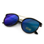 Round Mirrored Fashion Sunglasses