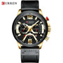 Watch Men Business Watches Orologio Uomo Leather band Wristwatch