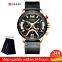 Watch Men Business Watches Orologio Uomo Leather band Wristwatch