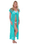 Shore Trendz Women's Open Front Long Swimwear Cover up Beach Dress