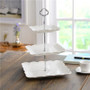 Elegant Ceramic 2 or 3 Tier Cake Stand Serving Trays