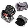 Women Leopard Print Cosmetic Makeup Bag Travel Organizer Toiletry Case