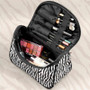 Women Leopard Print Cosmetic Makeup Bag Travel Organizer Toiletry Case