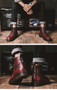 Warm Men's Boots Leather Ankle Boots
