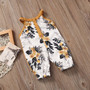 Floral Princess Jumpsuit Romper for Baby Girls