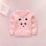 Furry Little Bear Tops Sweater for Kids Girls