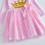 Princess Long Sleeve Tutu Dress for Kids Girls