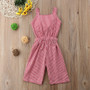 Straps and Bow Romper Jumpsuit for Baby Girls