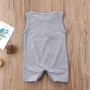 Casual Sleeveless Romper Jumpsuit for Baby Boy