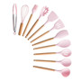 Silicone Cooking Utensils Set Non-Stick Spatula Cooking Tools Set