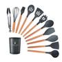 Silicone Heat Resistant Non-Stick Kitchenware Cooking Utensils Set