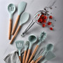 Silicone Heat Resistant Non-Stick Kitchenware Cooking Utensils Set