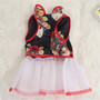 Chinese Style Dogs Dresses Lace Wedding Princess Skirt