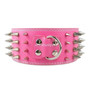 3 Inch Wide Spikes Studded Leather Dog Collar