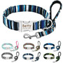 Dog Collar Personalized Nylon Puppy Walking Leash