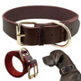 Dog Puppy Collar Genuine Leather