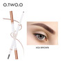 O.TWO.O Eyebrow Pencil Waterproof Natural Long Lasting Ultra Fine 1.5mm Eye Brow Tint Cosmetics Brown Color Brows Make Up