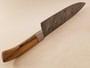 Vintage Damascus Steel Forged Chef Knife