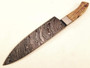 Vintage Damascus Steel Forged Chef Knife