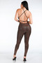 Hologram Sparkled Open Back Jumpsuit