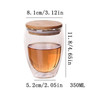 80-450ml Heat Resistant Double Wall Glass Cup Beer Coffee Heart Cups Handmade Healthy Drink Mug Tea Mugs Transparent Drinkware