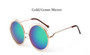 Round Retro Oversized Women Luxury Sunglasses