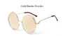 Round Retro Oversized Women Luxury Sunglasses