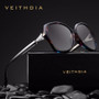 VEITHDIA Retro Womens Sun glasses Polarized Luxury crystal Ladies Brand Designer Sunglasses Eyewear For Women Female V3027
