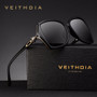 VEITHDIA Retro Womens Sun glasses Polarized Luxury Ladies Brand Designer Sunglasses Eyewear For Women Female V3039