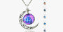Starry Galaxy & Moon Necklace