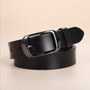 Wide belts for women 100% genuine leather soft cowhide high quality solid design ceinture femme luxury cinturones mujer strap