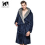 Bath Robe New Arrival Lovers Luxury Winter thick flannel Long Bathrobe men's women's homewear male sleepwear lounges pajamas