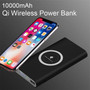 Qi Wireless Charger - 10000mAh Universal Portable Power Bank For iPhone & Android