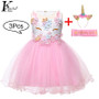 Baby Girl Dress New Summer Unicorn Party Dress Cosplay Christmas Dress Baby Girl Clothes Infant Birthday Princess Dress Vestidos