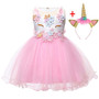 Baby Girl Dress New Summer Unicorn Party Dress Cosplay Christmas Dress Baby Girl Clothes Infant Birthday Princess Dress Vestidos