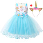 Baby Girl Dress New Summer Unicorn Party Dress Cosplay Christmas Dress Baby Girl Clothes Infant Birthday Princess Dress Vestidos