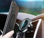 Sleek 360° Magnetic Car Mount with QI Wireless Charging
